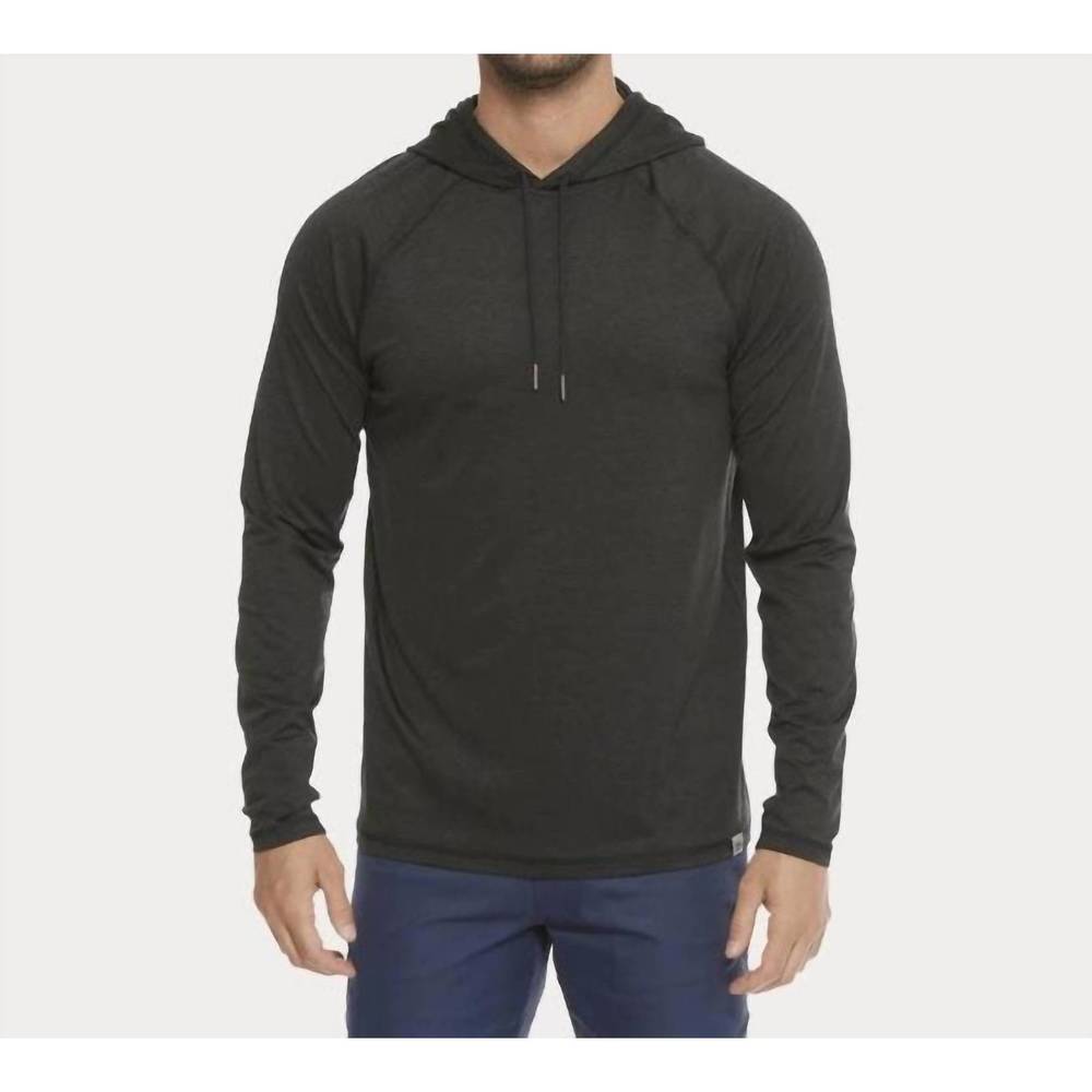NEW FLAGS & ANTHEM madflex victory performance hoodie in charcoal heather